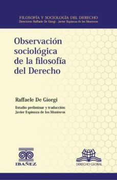 observacion sociologica de la filosofia del derecho (ebook)-raffaele de giorgi-4099995593891