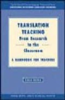 translation teaching: from research to the classroom-9780072487091