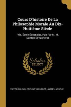 cours dhistoire de la philosophie morale au dix-huitième siècle-9780270633191