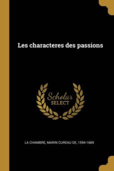 les characteres des passions-9780274583591