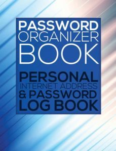 password organizer book personal internet address  password log book-9781633835191