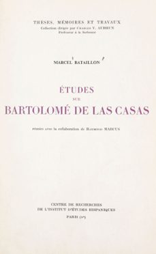 etudes sur bartolome de las casas (ebook)-marcel bataillon-9782307157991