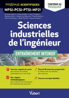 sciences industrielles de l'ingenieur mpsi-pcsi-ptsi-mp2i - entrainement intensif - conforme au programme (ebook)-9782311213591