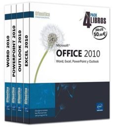microsoft office 2010: word, excel, powerpoint y outlook - pack 4 libros-9782746063891