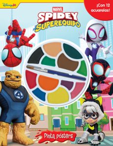 spidey y su superequipo. pinta pósters-9788410362291