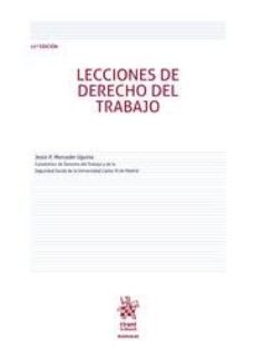lecciones de derecho del trabajo-jesus r. mercader uguina-9788411472791