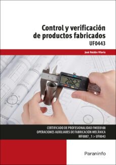 (uf0443) control y verificacion de productos fabricados-9788413660691