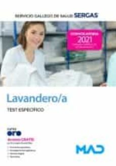 lavandero/a del servicio gallego de salud (sergas) 2021. test especifico-9788414248591