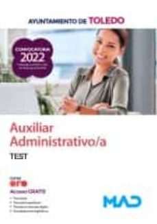 auxiliar administrativo/a del ayuntamiento de toledo. test-9788414260791