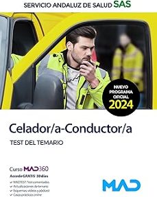 celador/a-conductor/a. test del temario servicio andaluz de salud (sas)-9788414286791