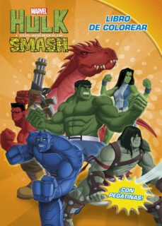 hulk y los agentes de smash. libro de colorear-9788415343691