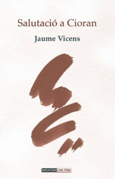 salutacio a cioran-jaume vicens escandell-9788415432791