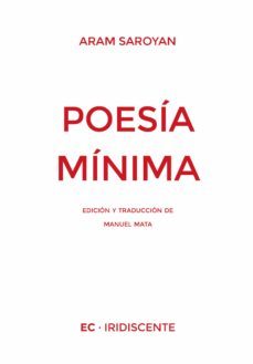 poesia minima-aram saroyan-9788418639791