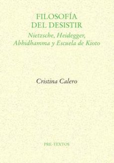 filosofía del desistir-cristina calero-9788419633491