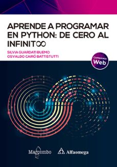 aprende a programar en python: de cero al infinito-silvia guardati buemo-9788426734891