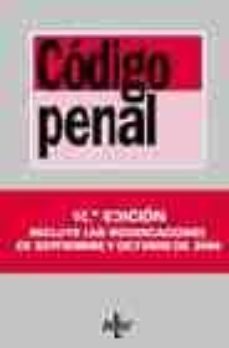 codigo penal: ley organica 10/1995 de 23 de noviembre (10ª ed.)-9788430941391
