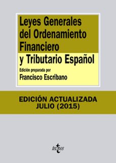 leyes generales del ordenamiento financiero y tributario español (9ª ed.)-9788430966691