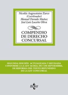 compendio de derecho concursal-nicolas augoustatos zarco-manuel dorado muñoz-9788430987191