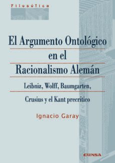 el argumento ontologico en el racionalismo aleman-9788431334291