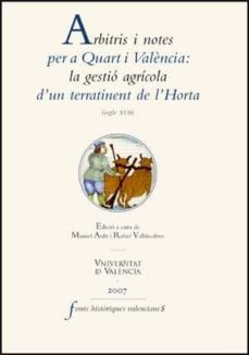 arbritis i notes per a quart i valencia-manuel ardit-9788437064291