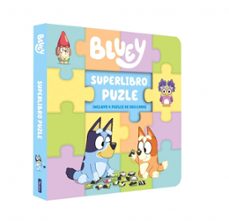 bluey. libro juguete - superlibro puzzle. 4 puzles de dos caras p ara leer y jugar-9788448871291