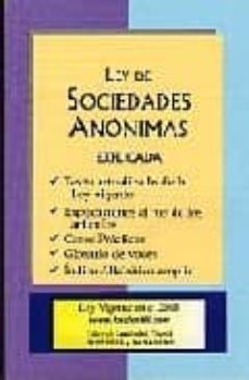 ley de sociedades anonimas explicada-9788460964391