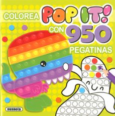 colorea pop it! con 950 pegatinas (verde)-9788467793291
