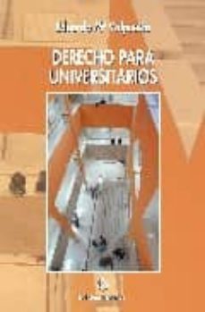 derecho para universitarios (5ª edicion)-9788477681991