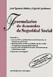 formularios de demandas de seguridad social (2ª ed.)-jose ignacio bidon-9788481516791