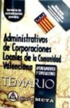 administrativos de corporaciones locales de la comunidad valenciana (temario)-9788482192291