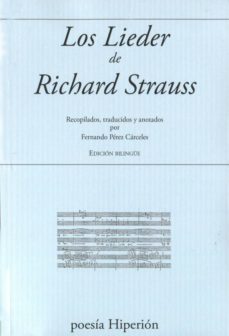 los lieder de richard strauss-fernando (ed.) perez carceles-9788490020791