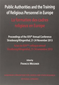 public authorities and the training of religious personnel in europe-francis messner-9788490452691