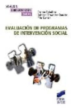 evaluacion de programas de intervencion social-enrique rebolloso pacheco-9788497565691
