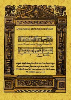 declaracion de instrumentos musicales (ed. facsimil)-9788497615891