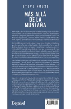 mas alla de la montaña-steve house-9788498293791