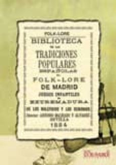 folklore de madrid-antonio machado-9788498624991