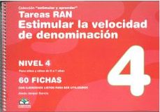 tareas ran. estimular la velocidad de denominación - nivel 4-jesus jarque garcia-9788498964691