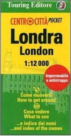 londres centrocitta, plano callejero de bolsillo plastificado (1: 10000)-9788836556991