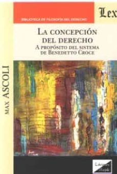 concepcion del derecho, la-max ascoli-9789563926491