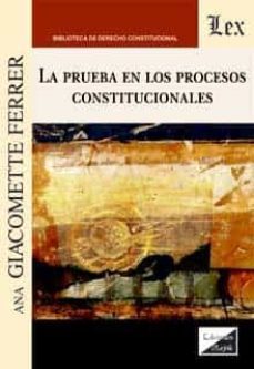 la prueba en los procesos constitucionales-ana giacomette ferrer-9789567799091