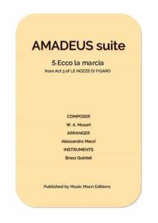 amadeus suite - 5. ecco la marcia from act 3 of le nozze di figaro (ebook)-9791220876391