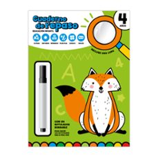 cuaderno de repaso 4 años - con lupa y rotulador borrable-9791387627591