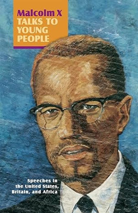 Portada de Malcolm X Talks To Young People (book)