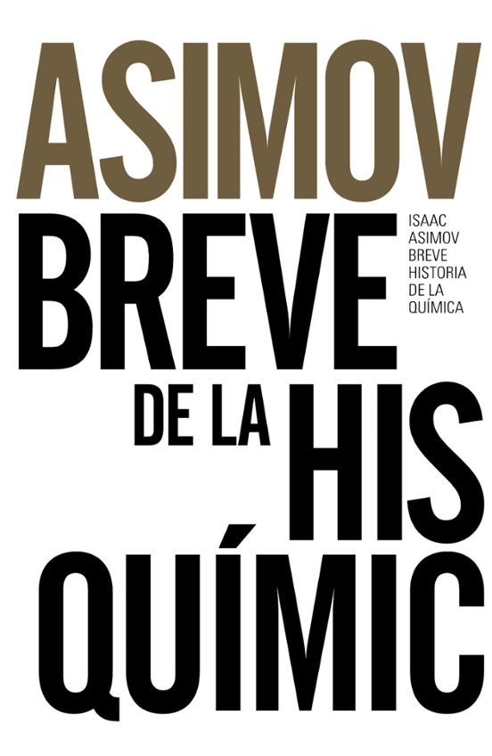Portada de BREVE HISTORIA DE LA QUIMICA