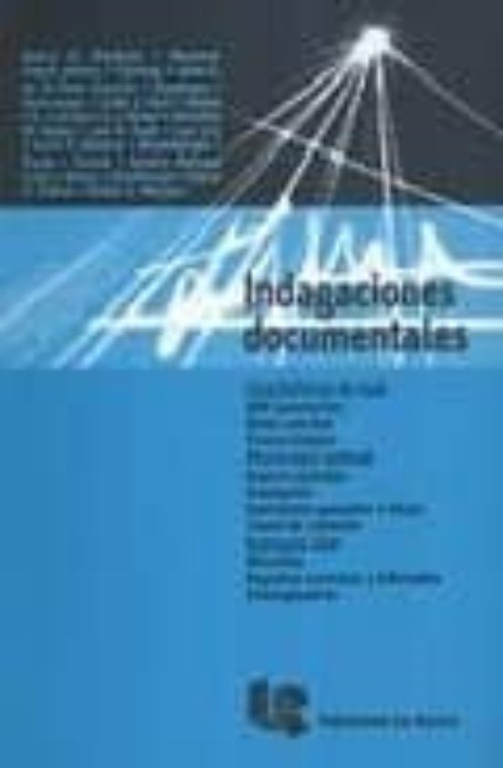 Portada de Indagaciones Documentales.