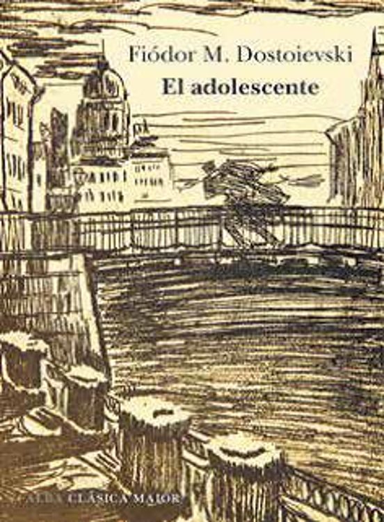Portada de EL ADOLESCENTE de DOSTOIEVSKI FIODOR