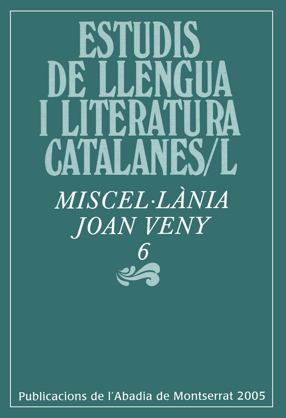 Miscel·lania Joan Veny 6 por Vv.aa.