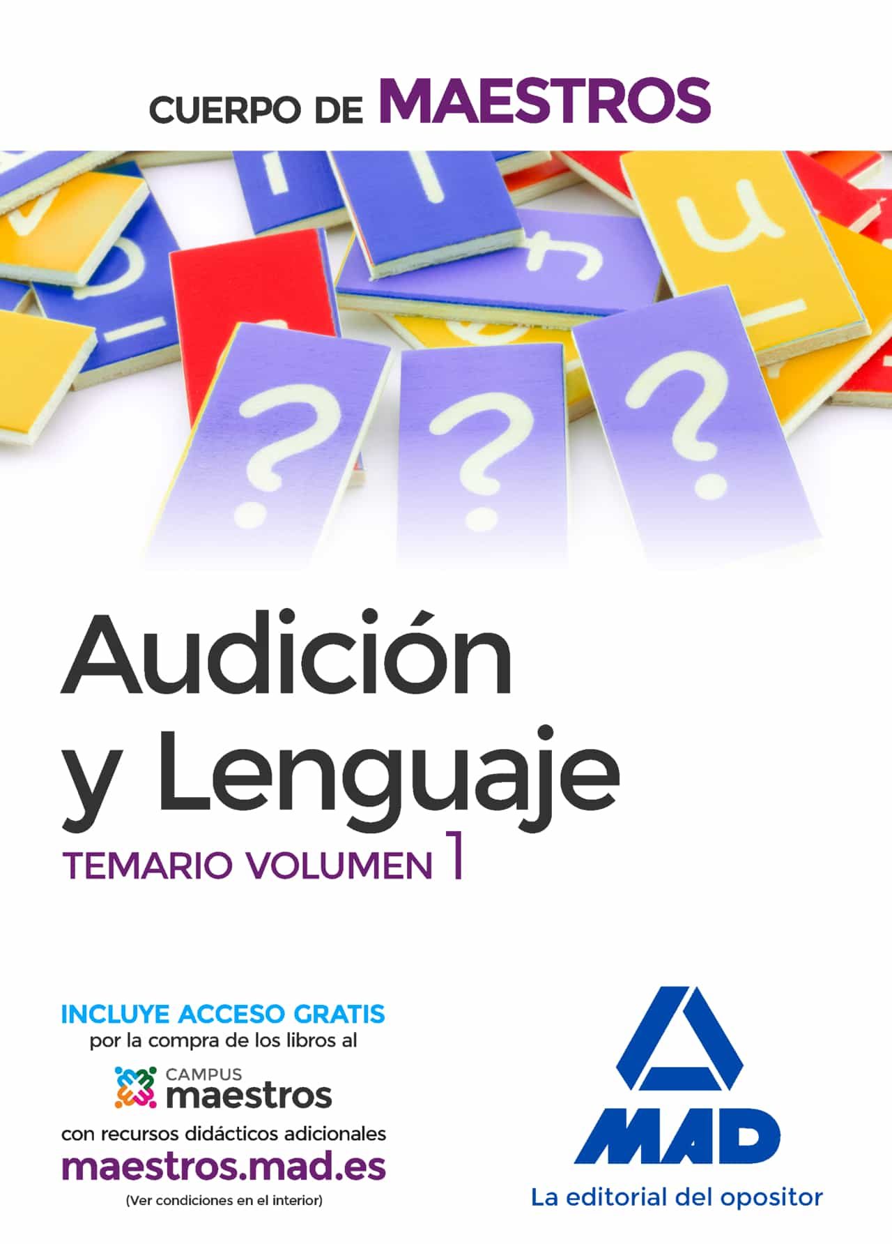 Audicion Y Lenguaje Temario 1 por Vv.aa.