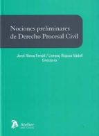 nociones preliminares de derecho procesal civil-jordi nieva fenoll-9788415690801 nociones preliminares de derecho procesal civil-jordi nieva fenoll-9788415690801