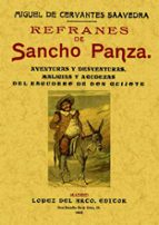refranes de sancho panza (ed. facsimil de la ed. de madrid, 1905)-miguel de cervantes saavedra-9788495636201 refranes de sancho panza (ed. facsimil de la ed. de madrid, 1905)-miguel de cervantes saavedra-9788495636201